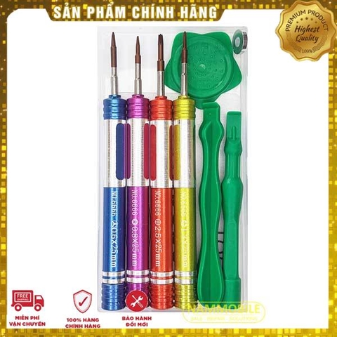 Vít bộ Iphone-Samsung-Android all in 1 sửa chữa điện thoại (gồm 9 dụng cụ) đa năng nhiều cạnh