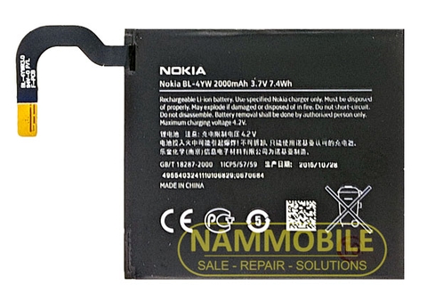 Pin Nokia Lumia 925 BL-4YW 2000mAh Zin