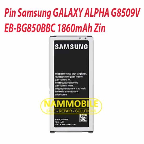Pin Samsung Galaxy ALPHA G850 G8509V EB-BG850BBC 1860mAh Zin