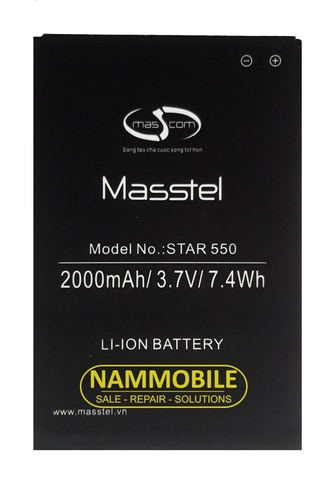 Pin Masstel STAR 550 2000mAh Zin