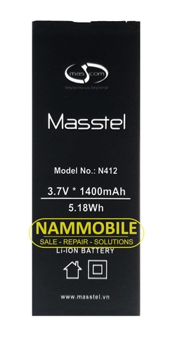 Pin Masstel N412 1400mAh Zin
