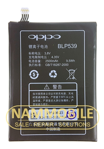 Pin Oppo Find 5/ X909T/ X909/ U539 BLP539 2500mAh Zin + Tặng Siêu Dán Pin