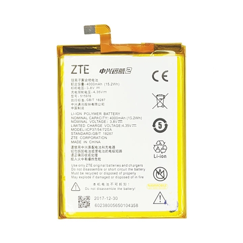 Pin Mobiistar Lai YOLLO, Lai Zumbo S 2017 BW-400 4000mAh Zin