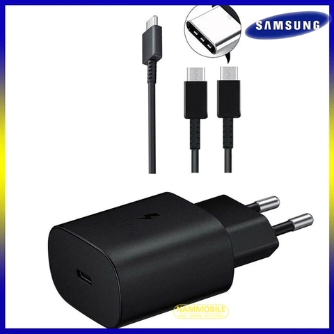 Bộ Sạc Siêu Nhanh Samsung 45w PD + Cáp Type C to type C 1m8