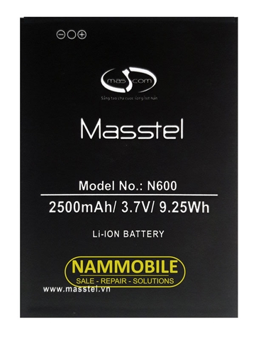 Pin Masstel N600 2500mAh Zin
