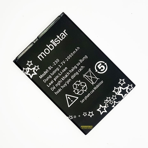 Pin Mobiistar Lai Z, Lai Z1  BL-230 2100mAh Zin