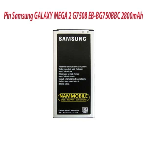 Pin Samsung Galaxy MEGA 2 G750 G7508 EB-BG750BBC 2800mAh Zin