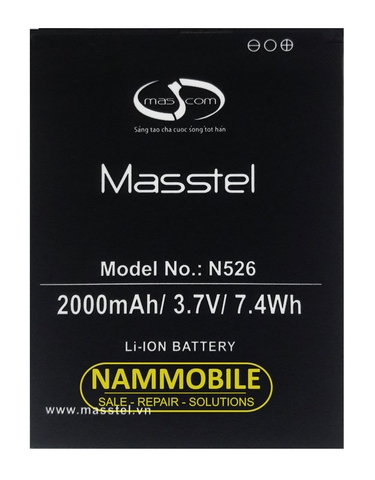 Pin Masstel N526 2000mAh Zin