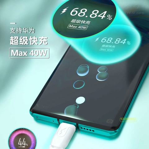 Cáp Sạc Siêu Nhanh Lightning 6A Dimi 1Mét M57 Chính Hãng