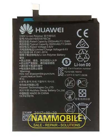 Pin Huawei Y5 2017, MYA-L22, Nova CAZ - AL10 HB405979ECW 3020mAh Zin + Tặng Siu Dán Pin