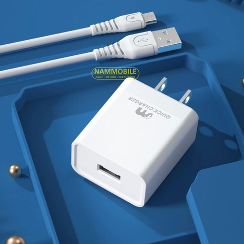 Cóc Sạc Nhanh 3.6A Android Dimi M82 TPC Chính Hãng USB A to Type C