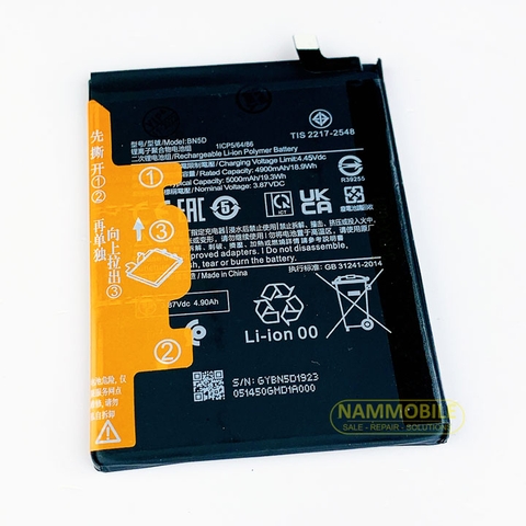 Pin Xiaomi Redmi Note 11S 4G, M4 Pro 4G, Note 11 4G BN5D 5000mAh Zin + Tặng Keo Dán Pin
