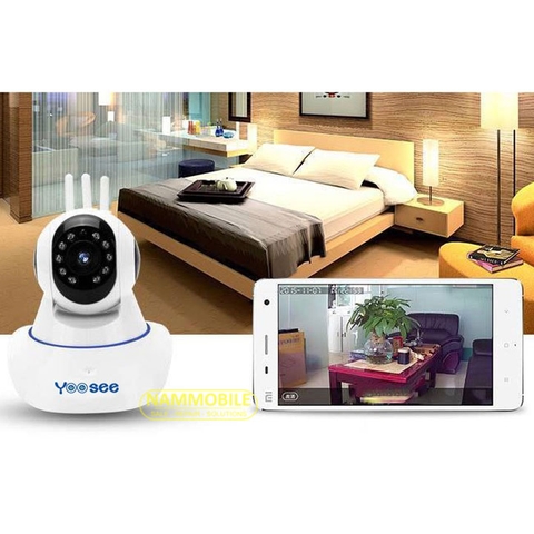 Camera Wifi Yoosee 3 anten quan sát ban đêm, xoay 360 độ, đàm thoại hai chiều, human tracking