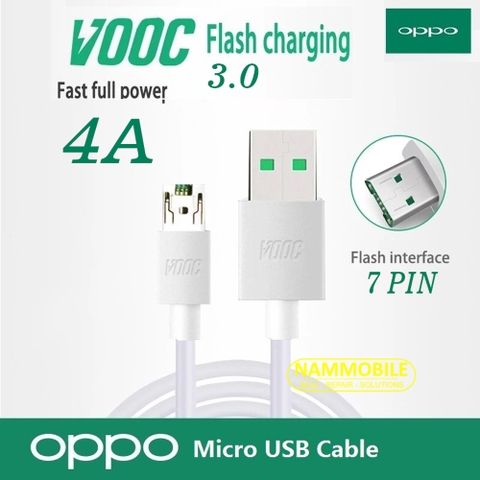 Bộ Sạc Nhanh Oppo Micro 4A VOOC R15 Zin Chính Hãng