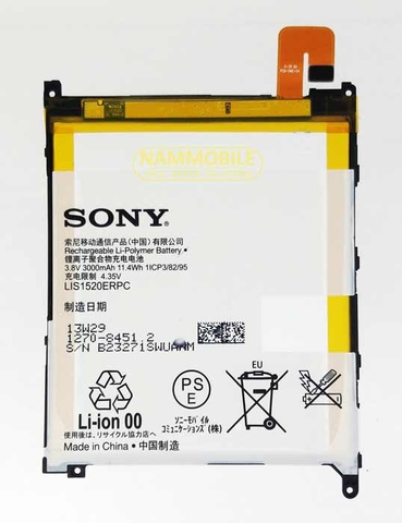 Pin Sony Z Ultra C6802 C6803 C6806 C6833 C6843 XL39h LIS1520ERPC 3050mAh Zin + Tặng Siu Dán Pin