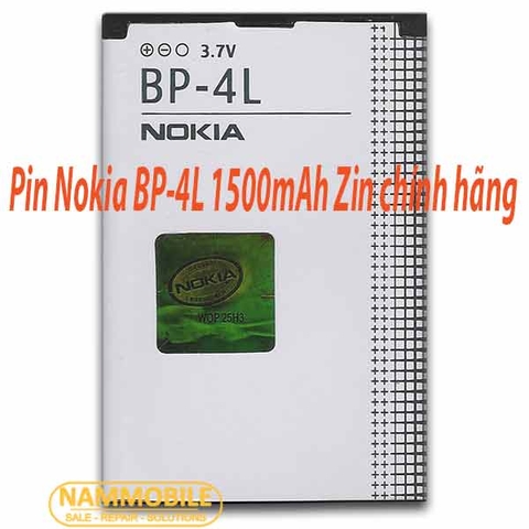 Pin Nokia E52, E55, E61i, E63, E71, E71x, E72, E73, E90, N97, N810 BP-4L 1500mAh Zin