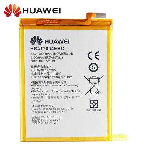 Pin Huawei Mate 7 MT7 TL00 TL10 UL00 CL00 HB417094EBC 4100mAh Zin + Tặng Siu Dán Pin