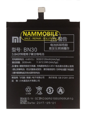 Pin Xiaomi Redmi 4A BN30 3120mAh