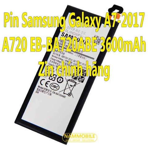 Pin Samsung Galaxy A7 2017-A720 EB-BA720ABE Zin
