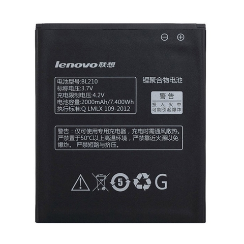 Pin LENOVO S820 S650 A656 A658T A766 A750E A770  BL210 2000mAh  Zin