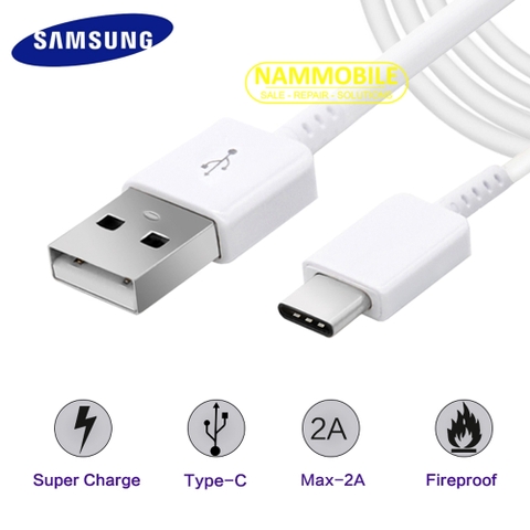 Cáp Sạc Nhanh Type C Samsung Android QC3.0 2m Chính Hãng