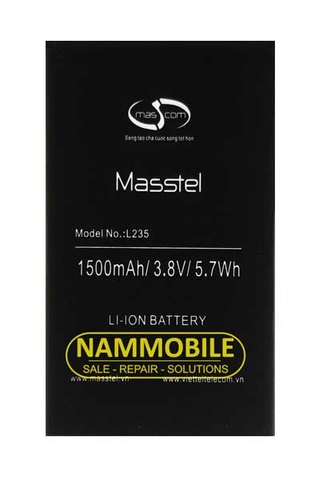 Pin Masstel L235 1500mAh Zin