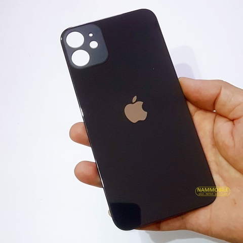 Kính Lưng IP 11 Lỗ Camera Lớn Không cần phải cắt thay viền Camera