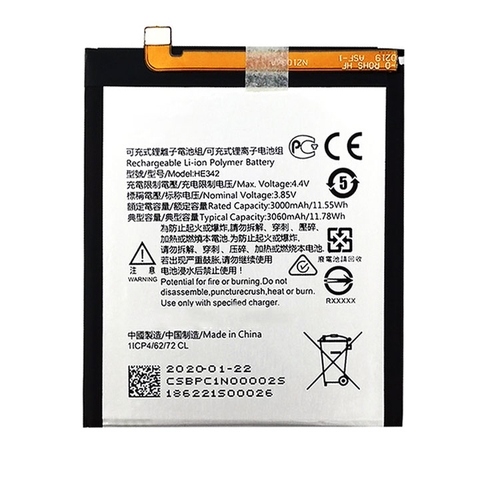 Pin Nokia HE345 Nokia 6.1 3000mAh Zin