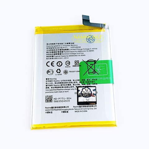 Pin Oppo Realme 6i Global , 7i , C3 , Narzo 10 BLP771 5000mAh Zin
