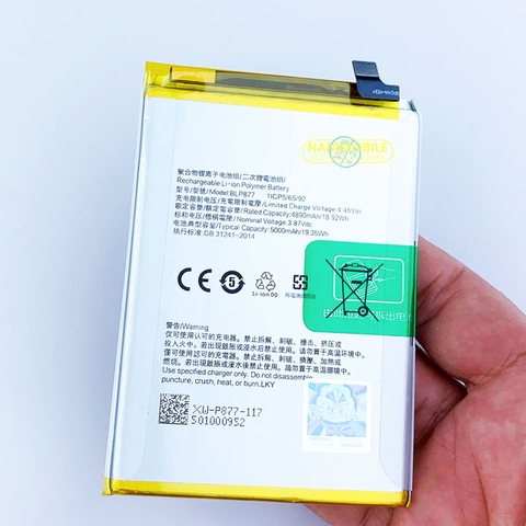 Pin Oppo Realme 8i V20 V30 C30 C31 C33 C35 BLP877 5000mAh Zin