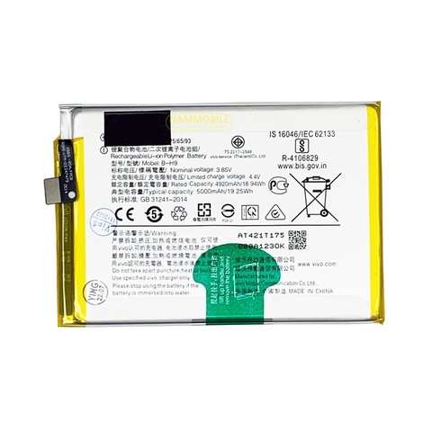 Pin Vivo Y19 B-H9 5000mAh Zin + Tặng Siu Dán Pin