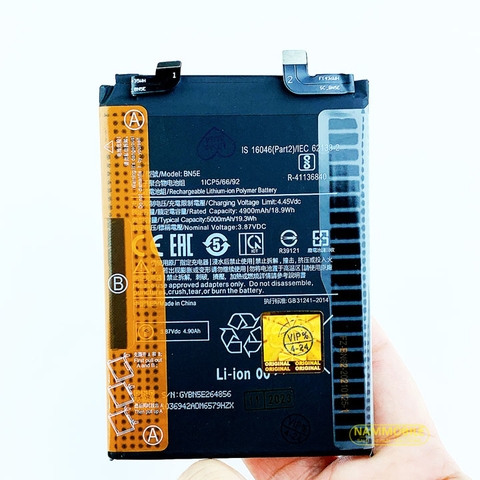 Pin Xaomi Redmi Note 11 pro 5G-POCO X4 Pro-Note 11E Pro BN5E 5000mAh Zin DLC