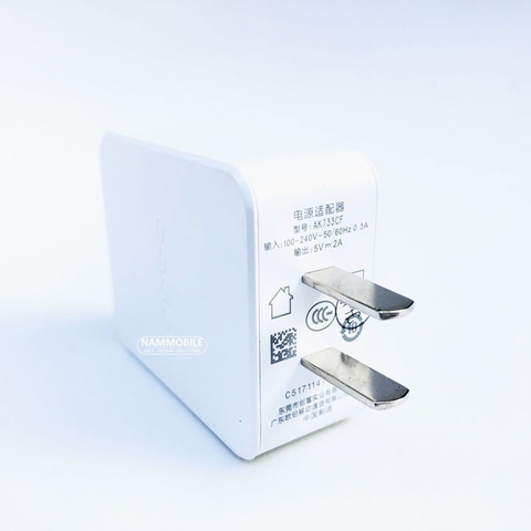 Bộ Sạc Oppo AK717 2A Micro USB