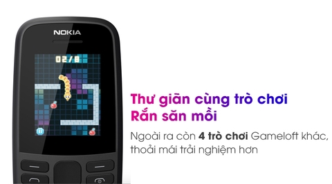 Điện thoại Nokia 105 Dual SIM 2019 Zin Full Box