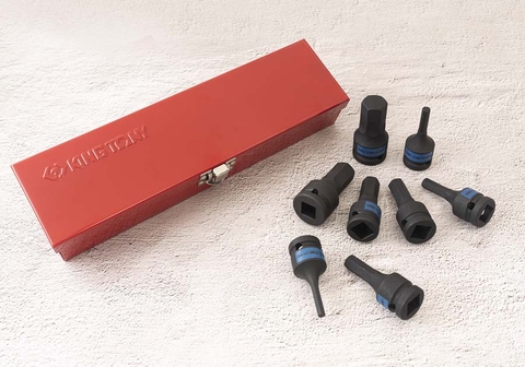 Bộ khẩu đầu lục giác 1/2'' 5-19mm  4418MP Kingtony