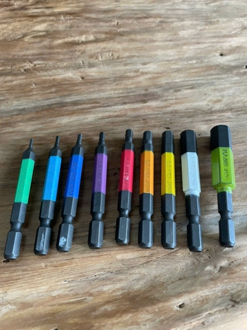 Bộ mũi vít đầu lục giác ACHX9-65L Anex Nhật Bản