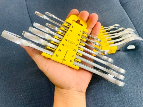 Bộ cờ lê 2 đầu miệng L-7000 8-27mm TOP Nhật Bản