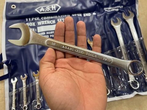 Bộ cờ lê vòng miệng 11 chi tiết 8-24mm 1011M-1  ASAHI Nhật Bản