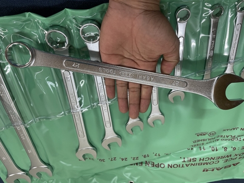 Bộ cờ lê vòng miệng 1014M-3  14 chi tiết ASAHI Nhật Bản