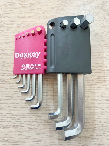 Bộ lục giác ngắn DZS0910 2 đầu chữ L Asahi Nhật Bản