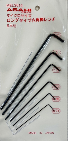 Bộ lục giác mini MELS610 ASAHI Nhật Bản