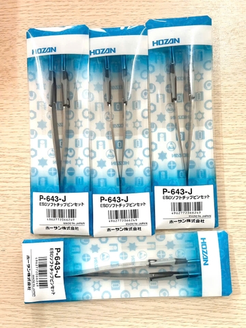 Nhíp chống tĩnh điện P-643-J ESD Hozan Nhật Bản