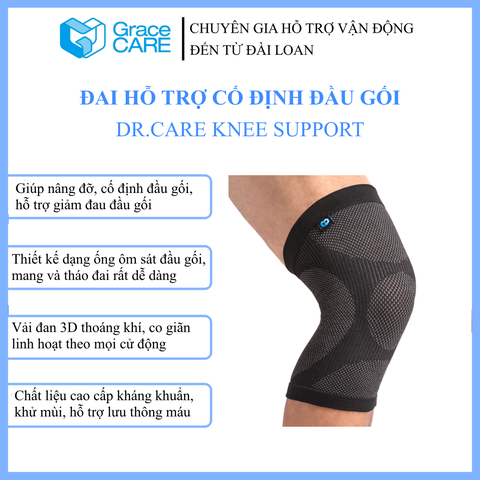 Đai bảo vệ đầu gối Grace Care KD320