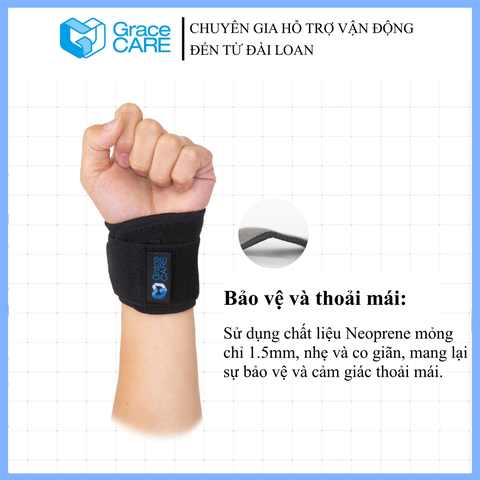 Đai quấn cố định cổ tay Grace Care WB222