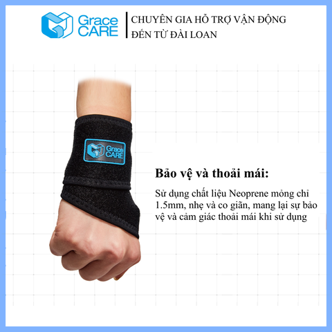 Đai quấn cố định cổ tay Grace Care WB221