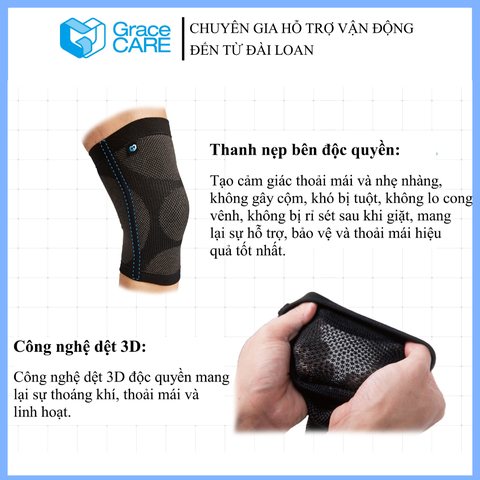 Đai bảo vệ đầu gối Grace Care KD321