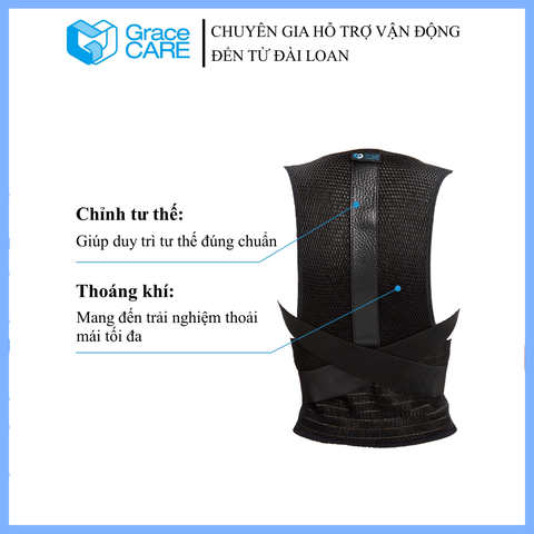 Đai chống gù lưng, điều chỉnh tư thế Grace Care LB224