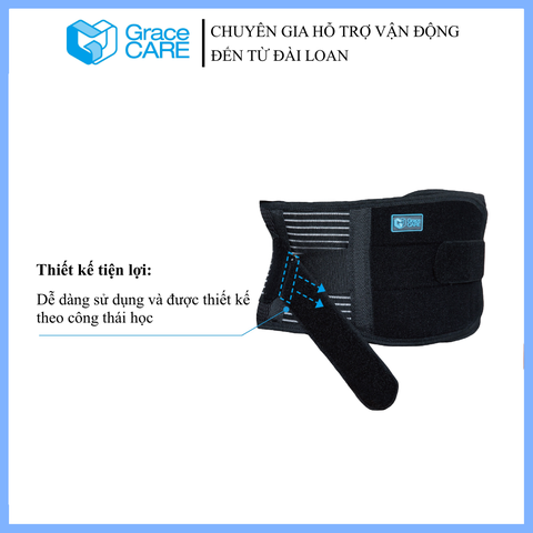 Đai bảo vệ lưng cột sống, thoát vị đĩa đệm Grace Care LB221