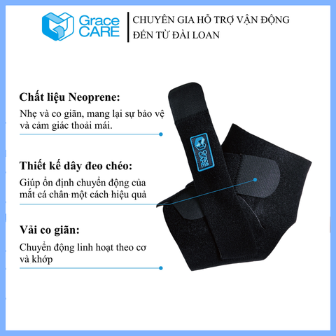 Đai cố định cổ chân Grace Care AB221