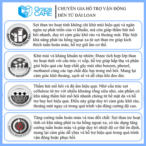 Đai cố định cổ chân Grace Care AB222